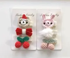 ベビー&キッズヘアクリップ6個セット♡