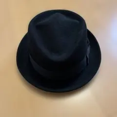 美品！ルシアンペラフィネ　ウールハット　Mサイズ　　　黒　ブラック　スカル 美品！ルシアンペラフィネ ウールハット Mサイズ 黒 ブラック スカル