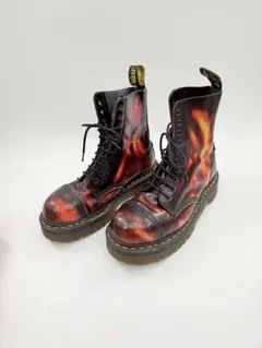 Dr.Martens ファイヤーパターン 8ホール 29センチほぼ未使用即日発送