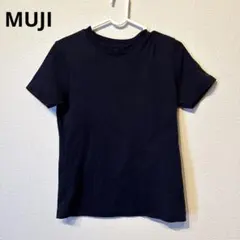 MUJI 無印良品　XS ネイビー 半袖Tシャツ シンプル