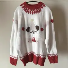 新品未使用 2024 リルリンリン セーター ニット ディズニー クリスマス