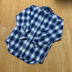 OLD UNIQLO ユニクロ オンブレ シャツ シャドーチェック