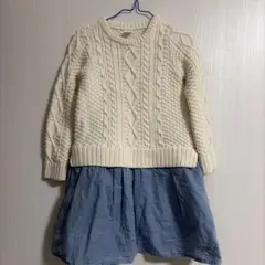 baby GAP 110cm セーターとスカートのワンピース