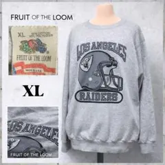 Fruit of the Loom 80's レイダース ロサンゼルス トレーナ