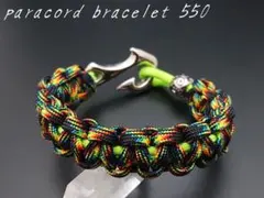 パラコード ブレスレット【お守り】フィッシュフック No.A195