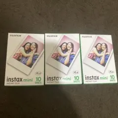 FUJIFILM instax mini インスタントフィルム 10枚入り3箱