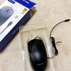 ELECOM 有線マウス M-LE10URCBK USB Type-Cのサムネイル
