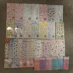 【正規品】ボンボンドロップ　シールセット　サンリオ　ちいかわ　ディズニー　35枚