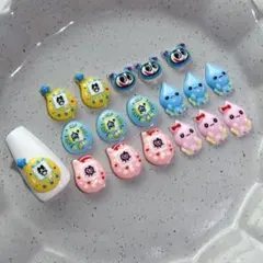 無言購入OK⭕️ たまごっち しずくちゃん エンジェルブルー ネイルパーツセット