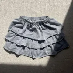 グレー フリル付きスカート Yサイズ
