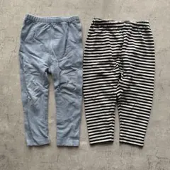 ユニクロ レギンス 2本セット 90cm