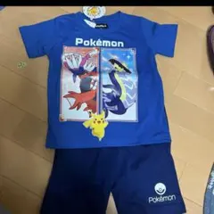 未使用タグ付き　ポケモン パジャマセット 青