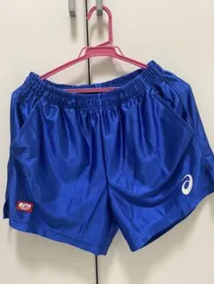 asics ショートパンツ L ブルー JTA 卓球