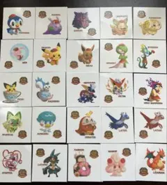 ポケモンパン シール ポケモンカフェ ポケまぜ コンプリート やや傷や汚れ有り