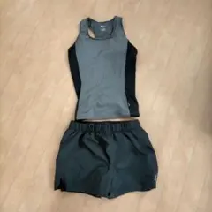 NIKE セパレート水着 ビキニ グレー×ブラックのサムネイル