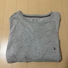 【USED】TOMMY HILFIGER グレー半袖Tシャツ Mサイズ
