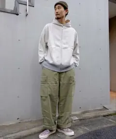 Nigel Cabourn 20.5ozデッキパーカー 48 アイボリーのサムネイル