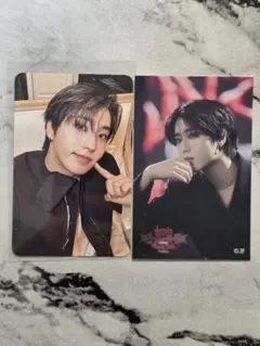 straykids ハン ステッカー シール トレカ 2枚セット まとめ売り