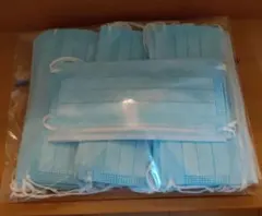 マスク 普通サイズ 水色