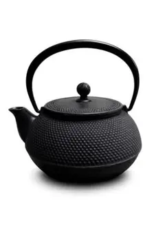 【岩鋳】鉄瓶 南部鉄器 アラレ模様 伝統工芸品 鋳鉄製のサムネイル