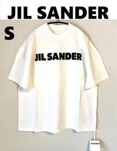 【新品】JIL SANDER ジルサンダー ロゴ プリント コットンTシャツ Sのサムネイル