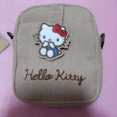 ショルダーポシェットコーデュロイハローキティ