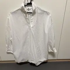 UNIQLO ホワイト 長袖シャツ M