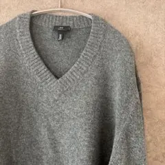 H&M グレー Vネックニット セーター