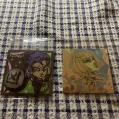 ジョジョの奇妙な冒険シールウエハース黄金の風スコリッピとブチャラティ(GR)