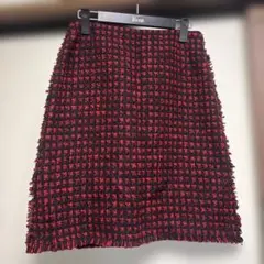 LANVIN チェック柄タイトスカート サイズ40のサムネイル