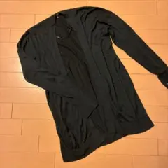 ユニクロ　ダークグリーン　長袖　カーディガン