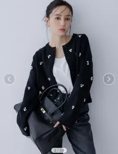 2025年最新】anuans ビジューニットジャケットの人気アイテム