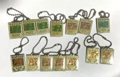 ONE PIECE ウォンテッドプレート 初期ガチャ キーホルダー 14個セットのサムネイル