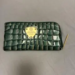 ATAO アタオ リモ コッコ L字ファスナー クロコ型押し 長財布