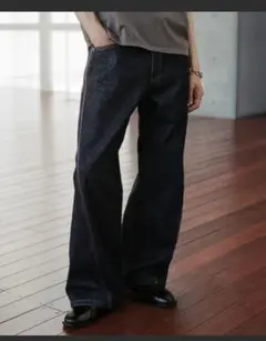 WYM LIDNM VINTAGE WASHED CURVED DENIM