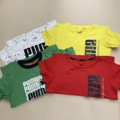 PUMA プーマ キッズTシャツ4点セット　サッカー　140