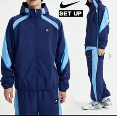 新品 L ナイキ ナイロンジャケット 上下 セット ウーブンジャケット パ ンツ