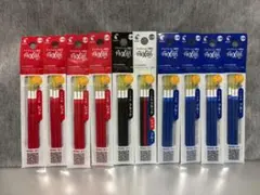 ☆フリクション 替芯 三色・黒赤青 各３本入り１０袋セット 0.38mm☆