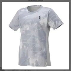 GOSEN T2555-36 バドミントン　テニス　 シャツ ホワイトグレー