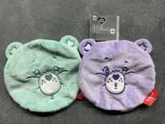 ケアベアふわふわパステルフェイスポーチ２種