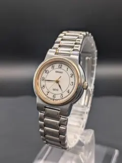 SEIKO Spirit クォーツ腕時計 シルバー/ゴールド