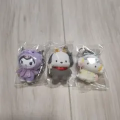 サンリオちびっとも　みずのいきもの　天使と小悪魔　こぎみゅん ポチャッコ　クロミ