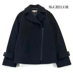 極美品＊マックレガー シャギー ショートジャケット アウターコート チェック L