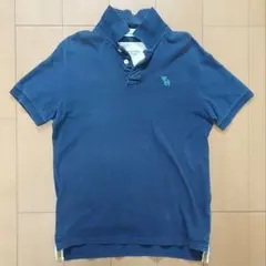【Abercrombie & Fitch】 ポロシャツ ネイビー