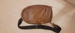 COACH ボディバッグ レザー ブラウン