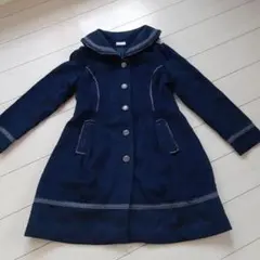 axes ダークブルー コート