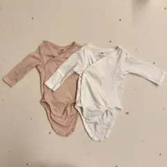 H&M 長袖ボディスーツ 2点セット