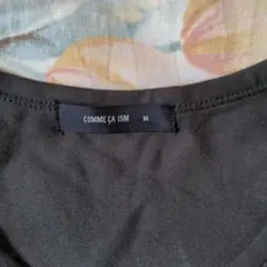 COMME CA ISM カーキ 長袖 Tシャツ M レデース