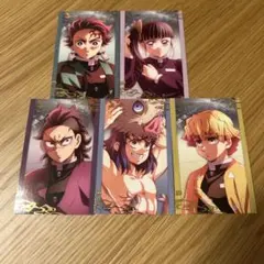 鬼滅の刃無限城編　描き下ろしイラストランダムフォトカードA 5枚セット