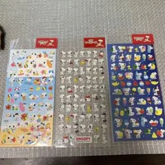スヌーピー シールセット 3種類